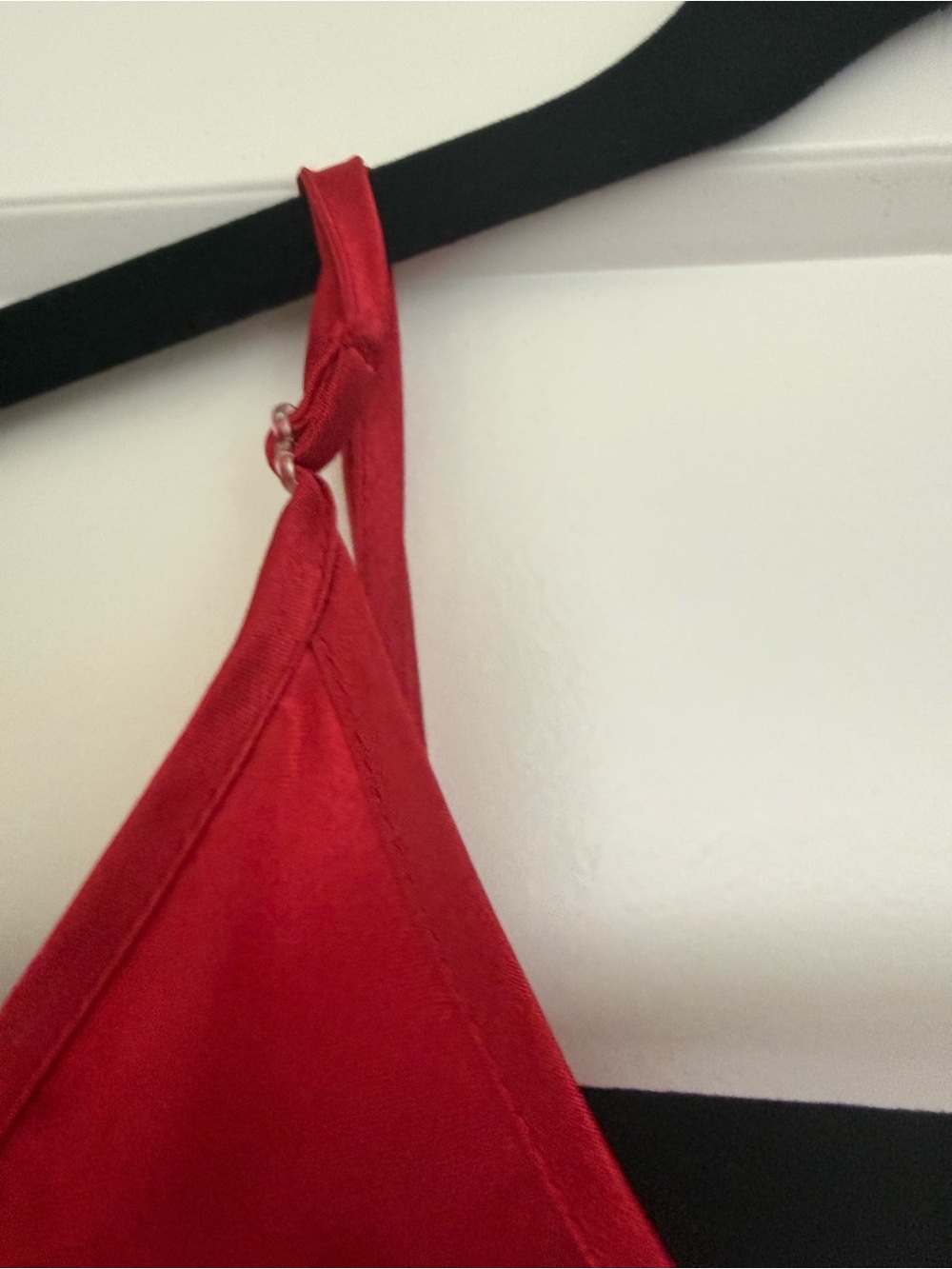 kathy ireland Red Satin Chemise with Heart Accents - Picture 7 of 15